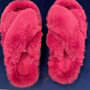 Brand New APPARIS Biba Faux Fur Slippers